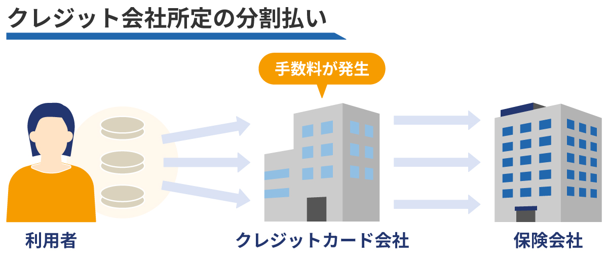 クレジット会社指定の分割払い