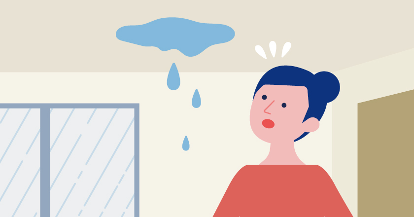 雨漏りは火災保険で補償を受けられるのか。補償対象外のケースや保険金請求の流れ