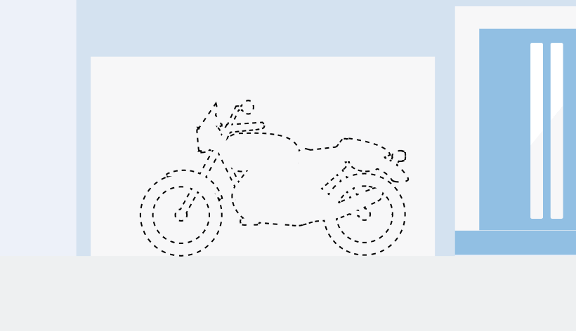 車が盗難されたイラスト